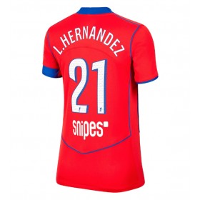 Paris Saint-Germain Lucas Hernandez #21 Tredje Kläder Dam 2025-26 Kortärmad
